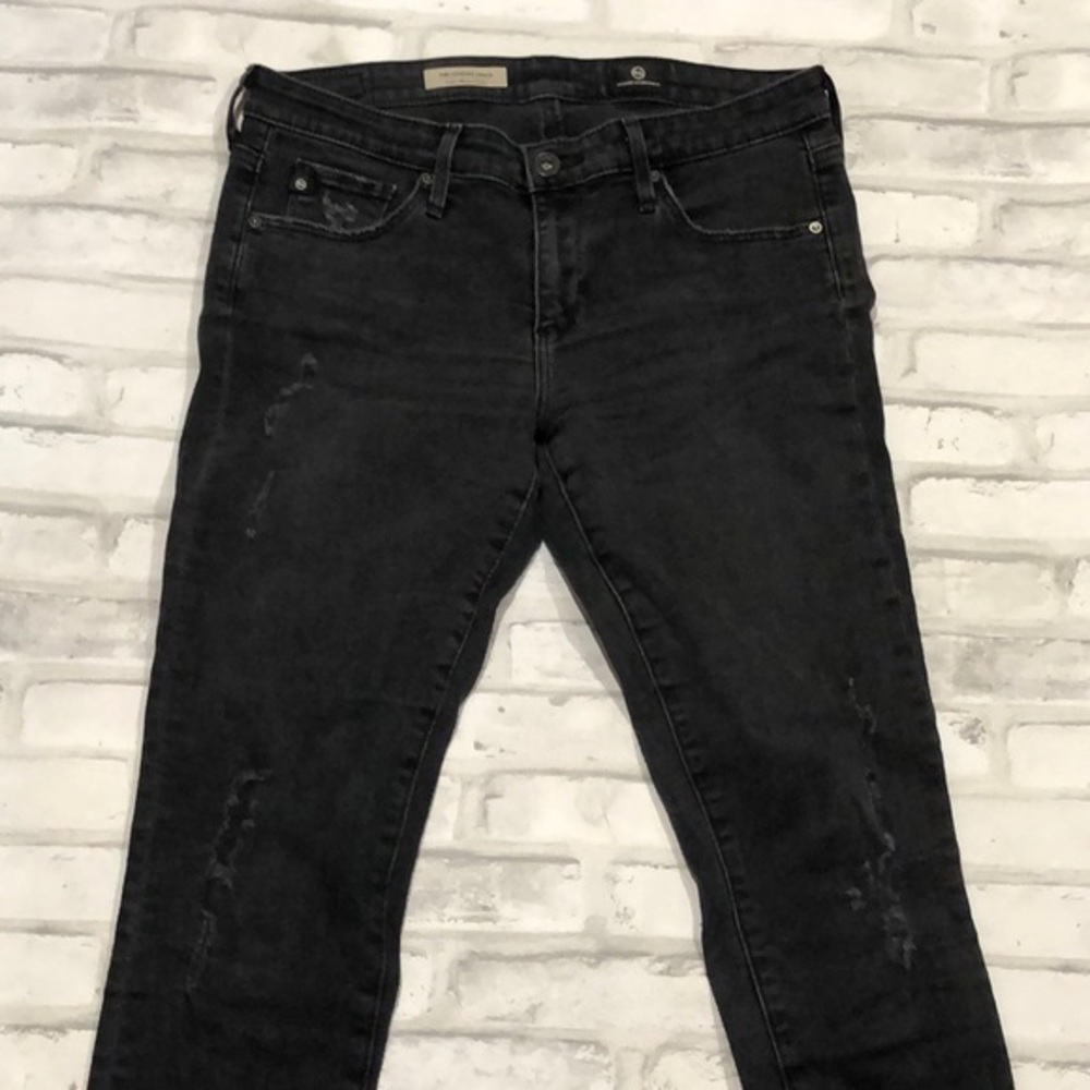 Adriano Goldschimied black the legging ankle jean